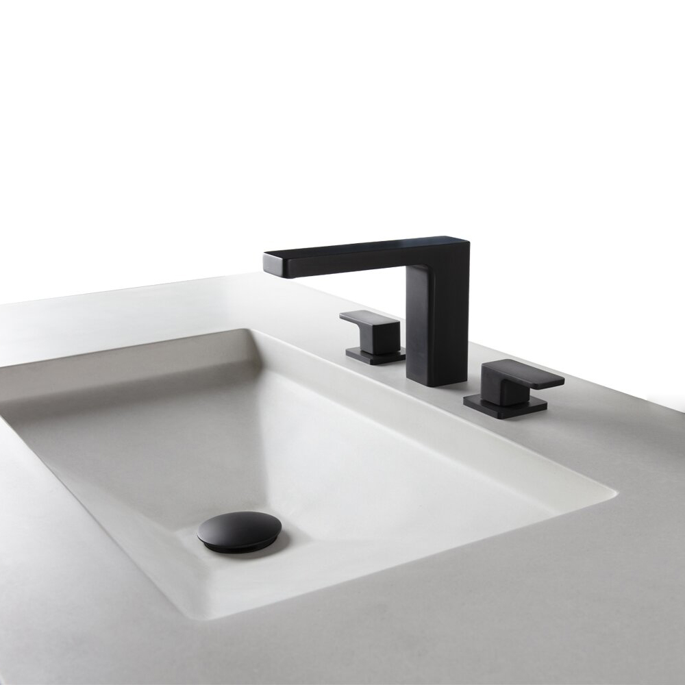 CUPC Faucet Factory Grifo de baño generalizado de latón negro de lujo de 8 pulgadas con manijas dobles para lavabo de baño