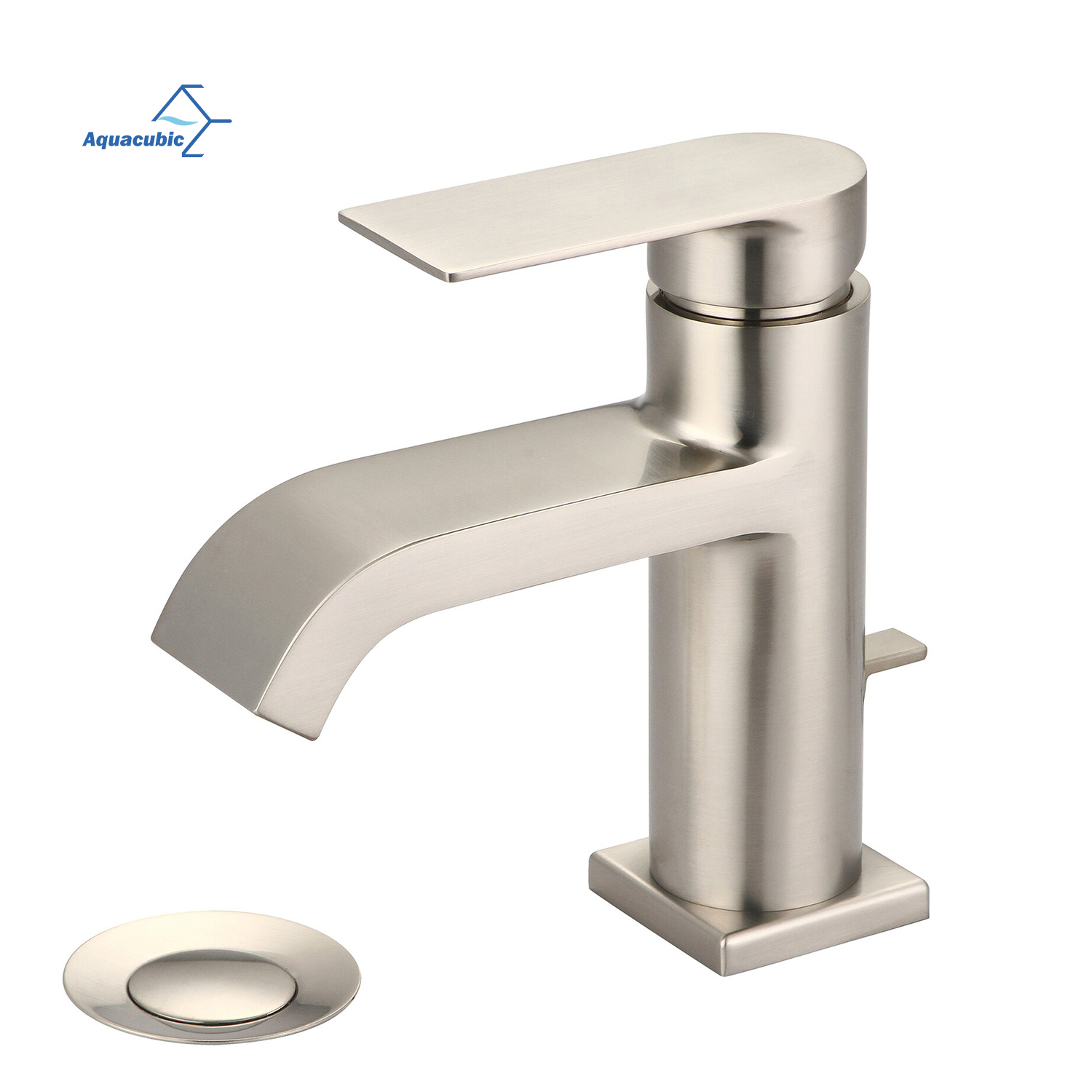 Grifos de lavabo montados en cubierta, grifos de baño, grifos mezcladores, grifos de lavabo de baño multifuncionales de agua de latón