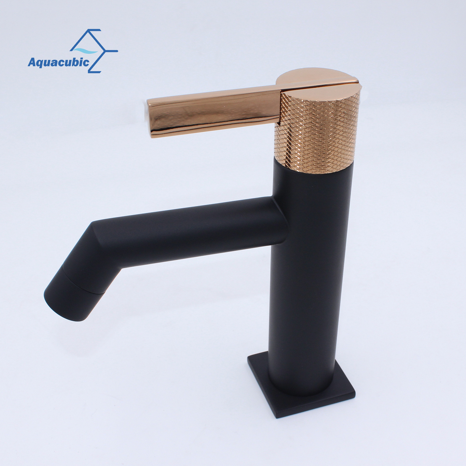 Grifo de lavabo de baño de latón negro y dorado Upc con mejores ventas de América del Norte