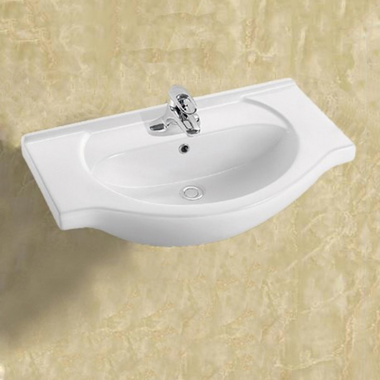 Lavabo de cerámica del gabinete de la vanidad de los artículos sanitarios de China para los baños/la cubierta del lavabo del cuarto de baño
