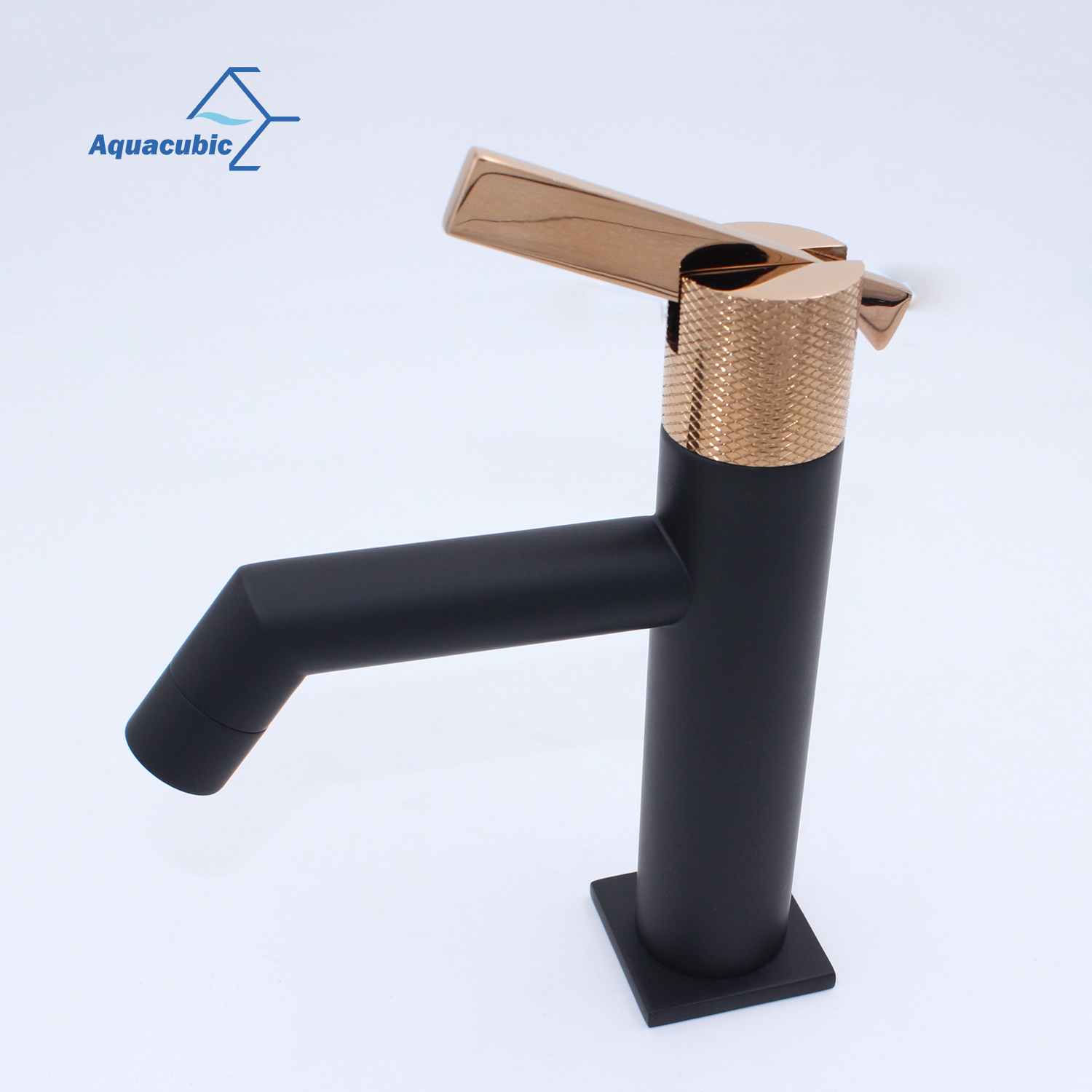 Grifo de lavabo de baño de latón negro y dorado Upc con mejores ventas de América del Norte