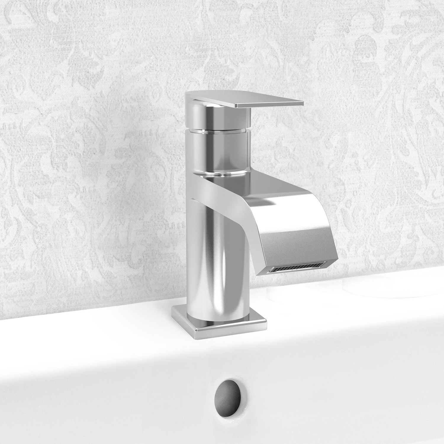 Grifos de lavabo montados en cubierta, grifos de baño, grifos mezcladores, grifos de lavabo de baño multifuncionales de agua de latón