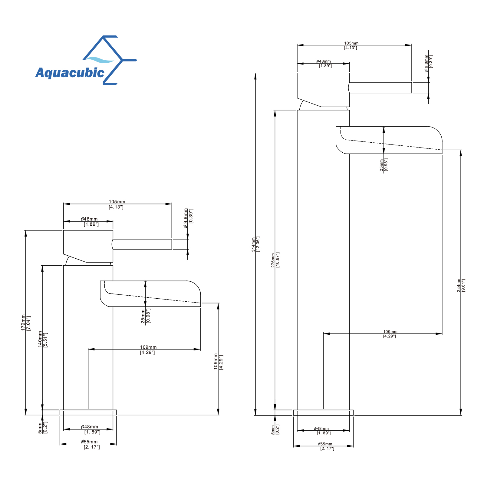 AF6037-6H el tama&ntilde;o