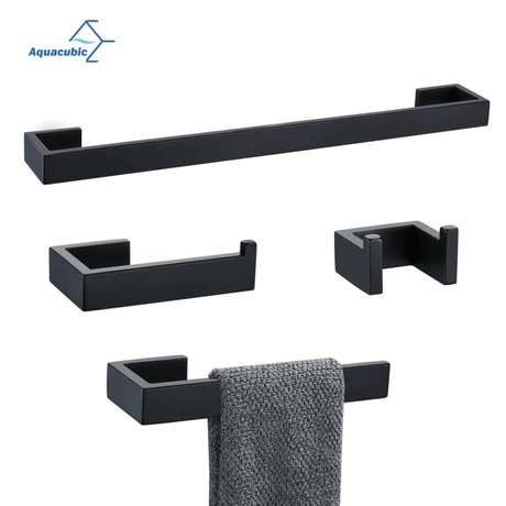 Juego de accesorios de baño de acero inoxidable SUS304 de alta calidad, gancho para bata, toallero, accesorios de baño
