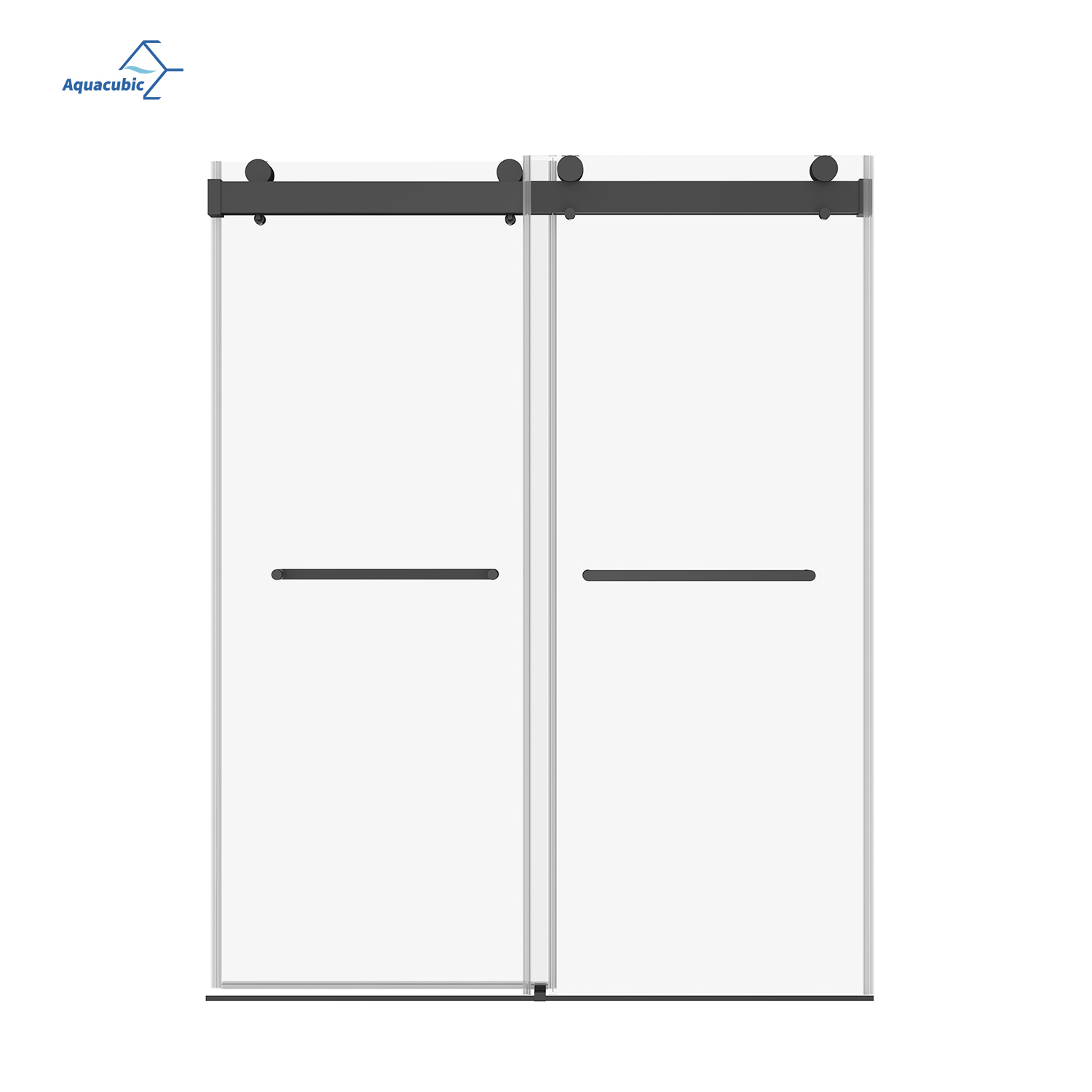 Precio al por mayor, estilo moderno, ducha de vidrio templado sin marco, partición, habitación, baño, puerta corrediza de ducha