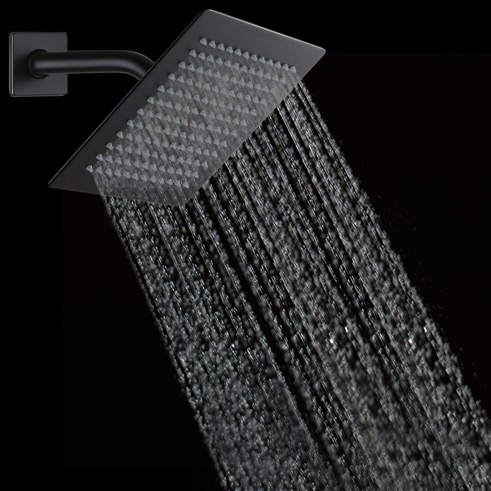 Fabricante de sistemas de ducha Aquacubic de China Juego de ducha monomando negro mate con caño para bañera