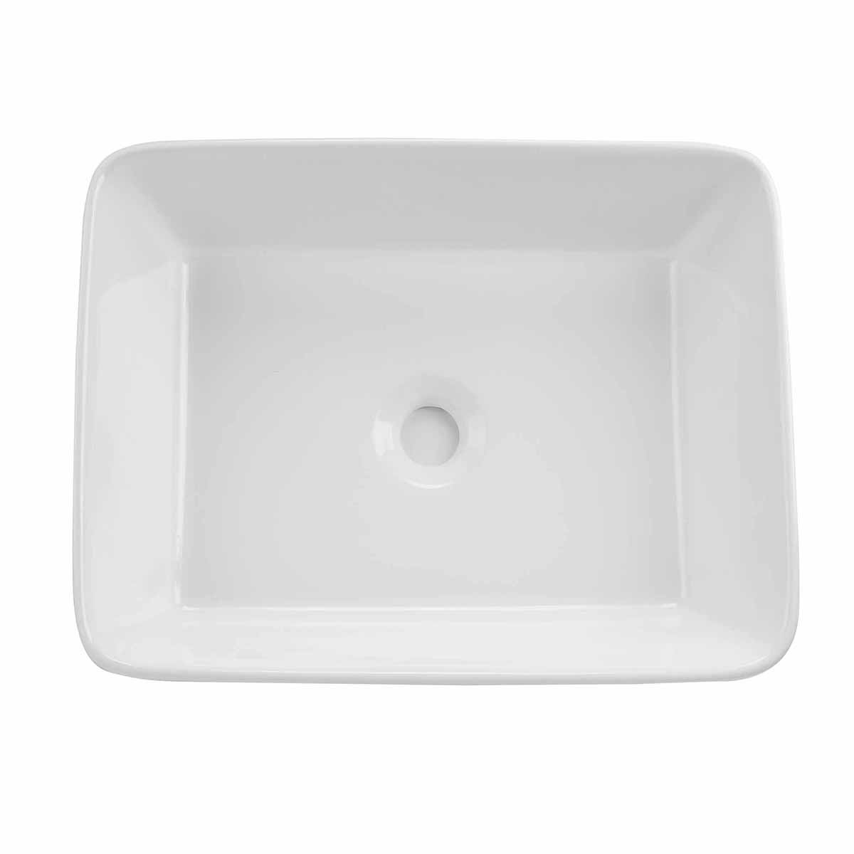 Fregadero/lavabo blancos de cerámica del cuarto de baño de la encimera de la arcilla refractaria de la porcelana del hotel profesional de la fabricación