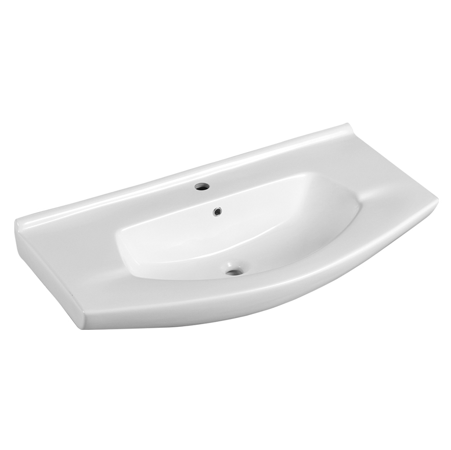 Lavabo de cerámica blanca para baño de inodoro