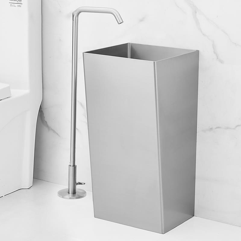 Lavabo caliente del cuarto de baño del tipo pedestal del piso de acero inoxidable de los lavabos de la venta del fabricante