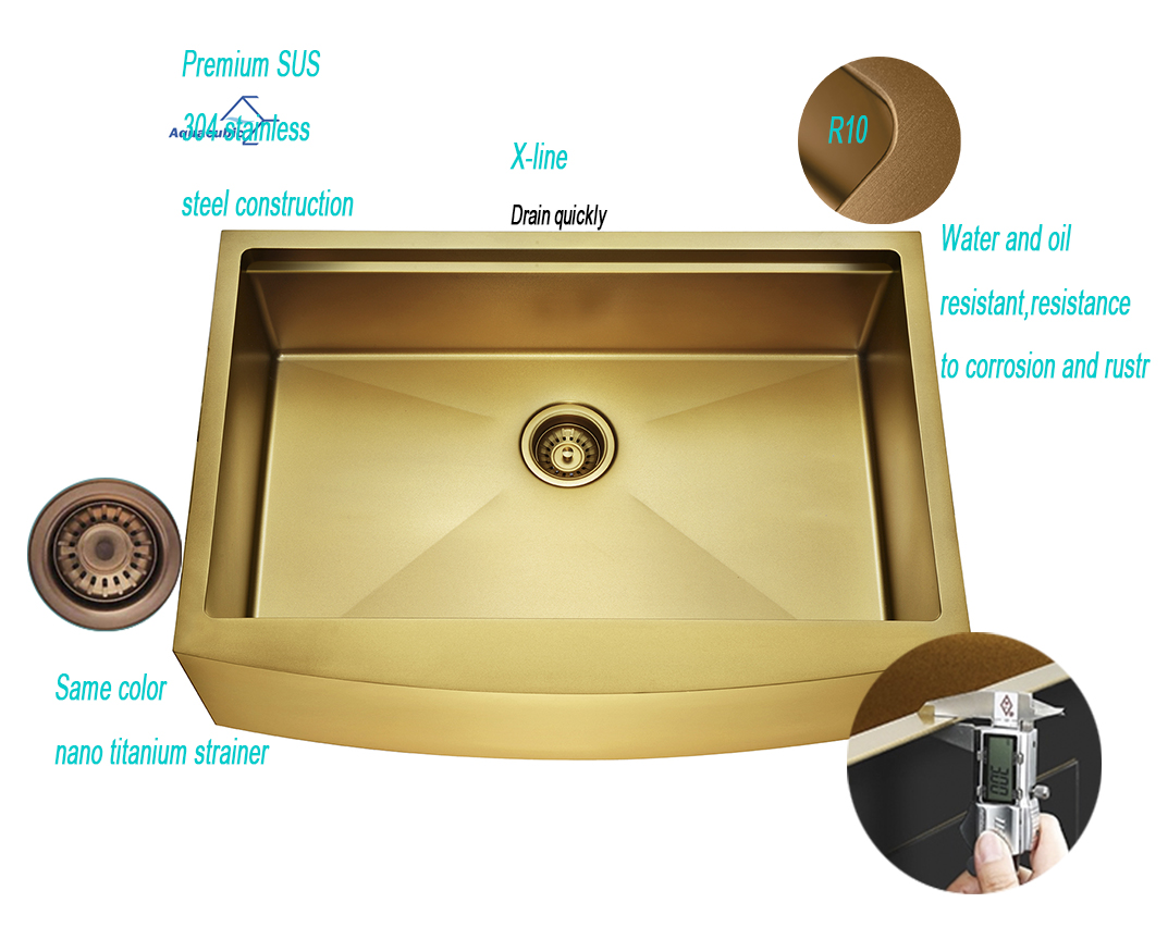 Ledge ACS3021A1Q单槽 金 细节