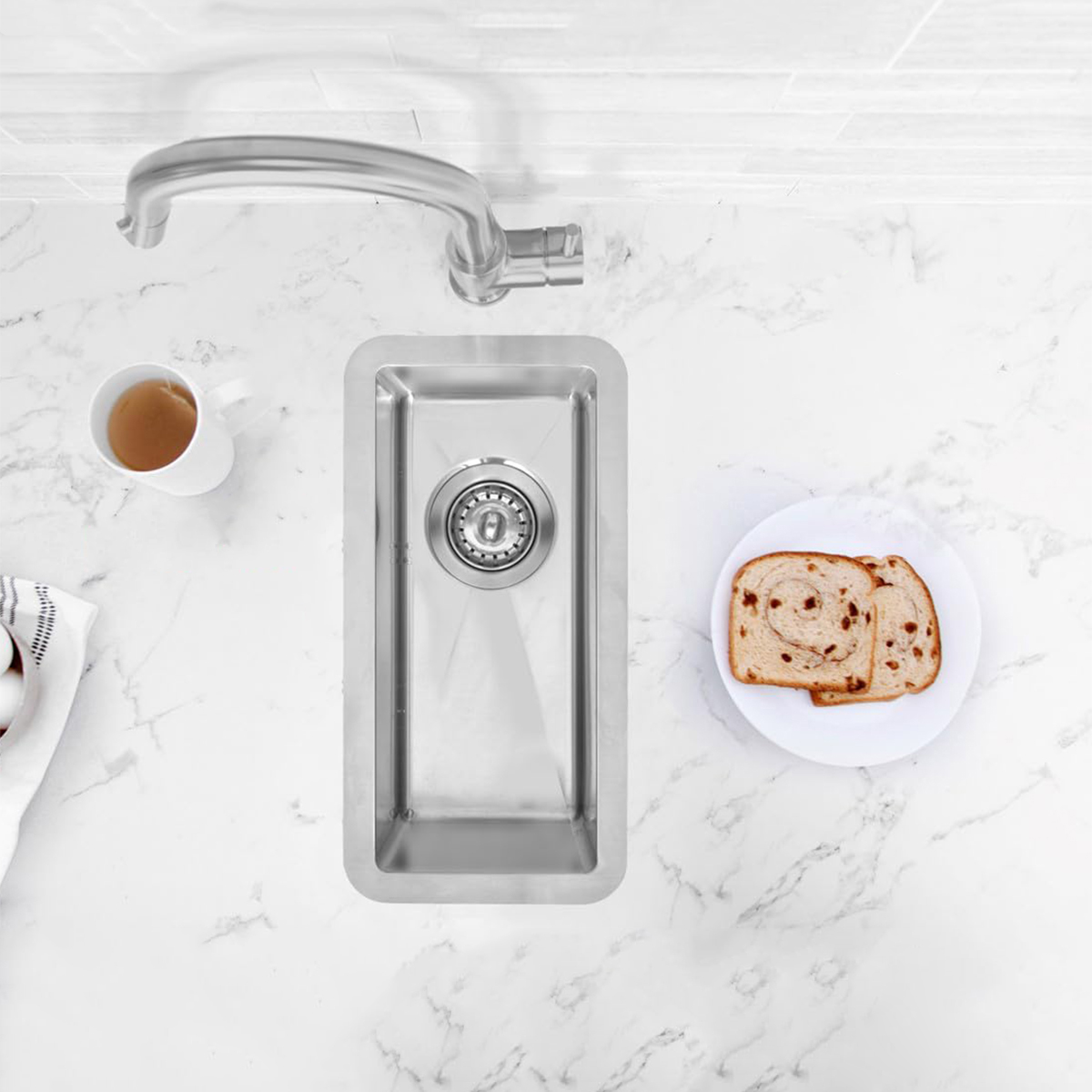 Lavabo al por mayor del fregadero de la caravana de la cocina de Undermount RV del fregadero de la autocaravana del acero inoxidable de la cocina