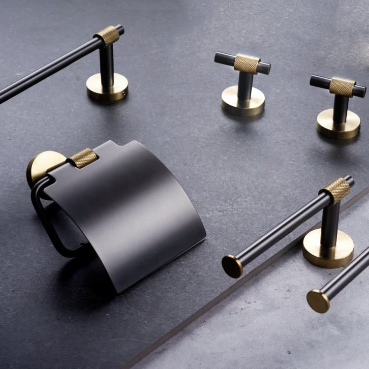 Gran oferta, barra de toalla SUS304 de alta calidad, soporte para pañuelos, juego de accesorios de baño de 7 piezas