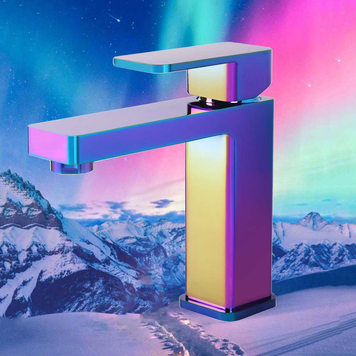 Aurora Brilliance de lujo diseñó el grifo del baño del grifo del lavabo del agua fría y caliente de Upc de la fábrica de artículos sanitarios
