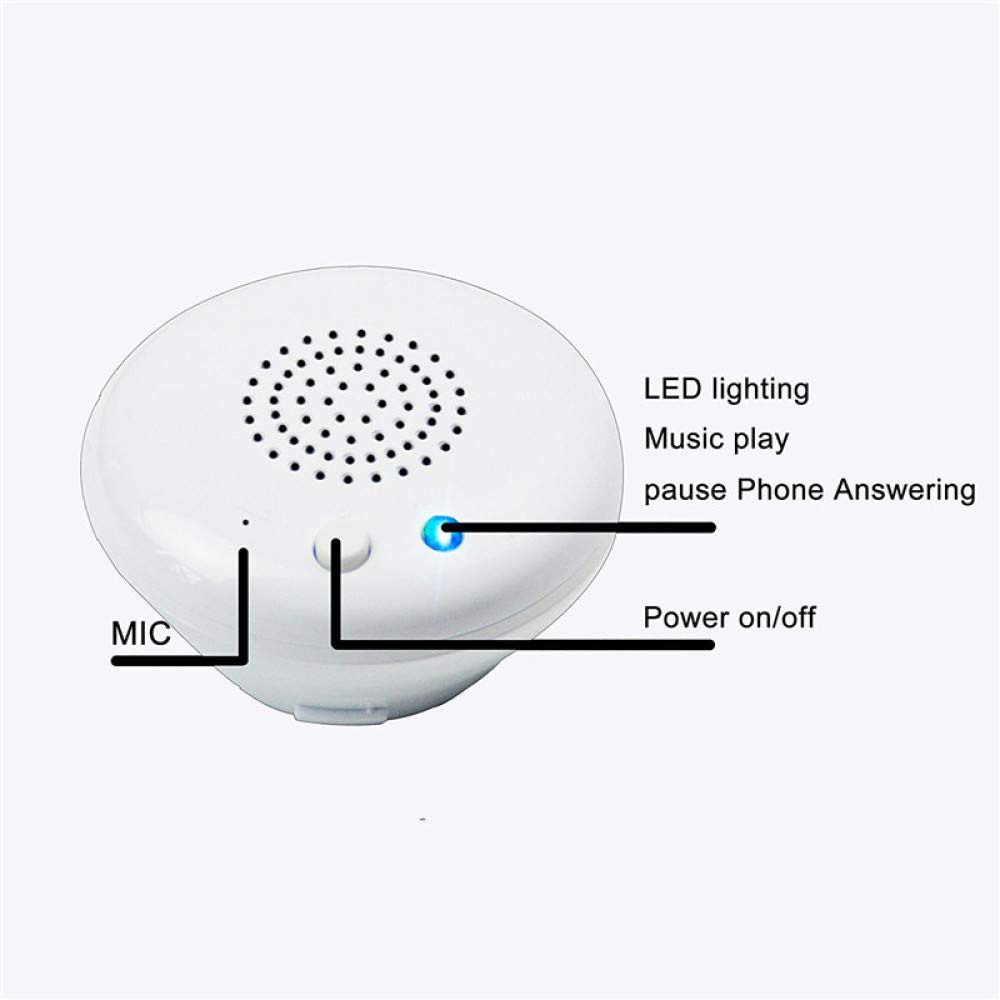 Cabezal de ducha de repuesto Bluetooth ajustable con música inalámbrica y altavoz resistente al agua para su teléfono