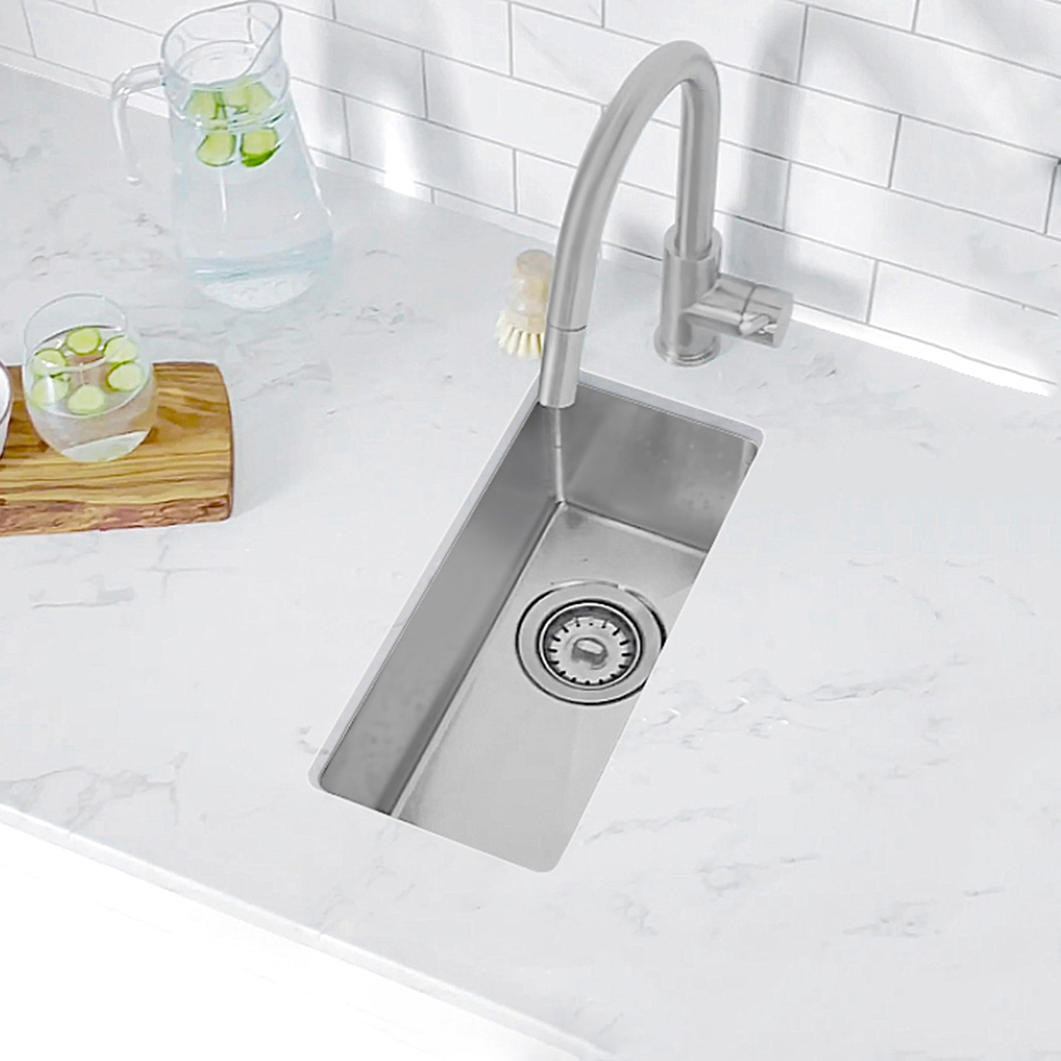 Lavabo al por mayor del fregadero de la caravana de la cocina de Undermount RV del fregadero de la autocaravana del acero inoxidable de la cocina