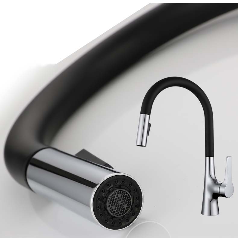 Grifo Aquacubic extraíble, rotación de 360, grifo de agua de cocina, mezclador de lavabo de un solo Mango, grifo de latón extraíble, grifo de cocina