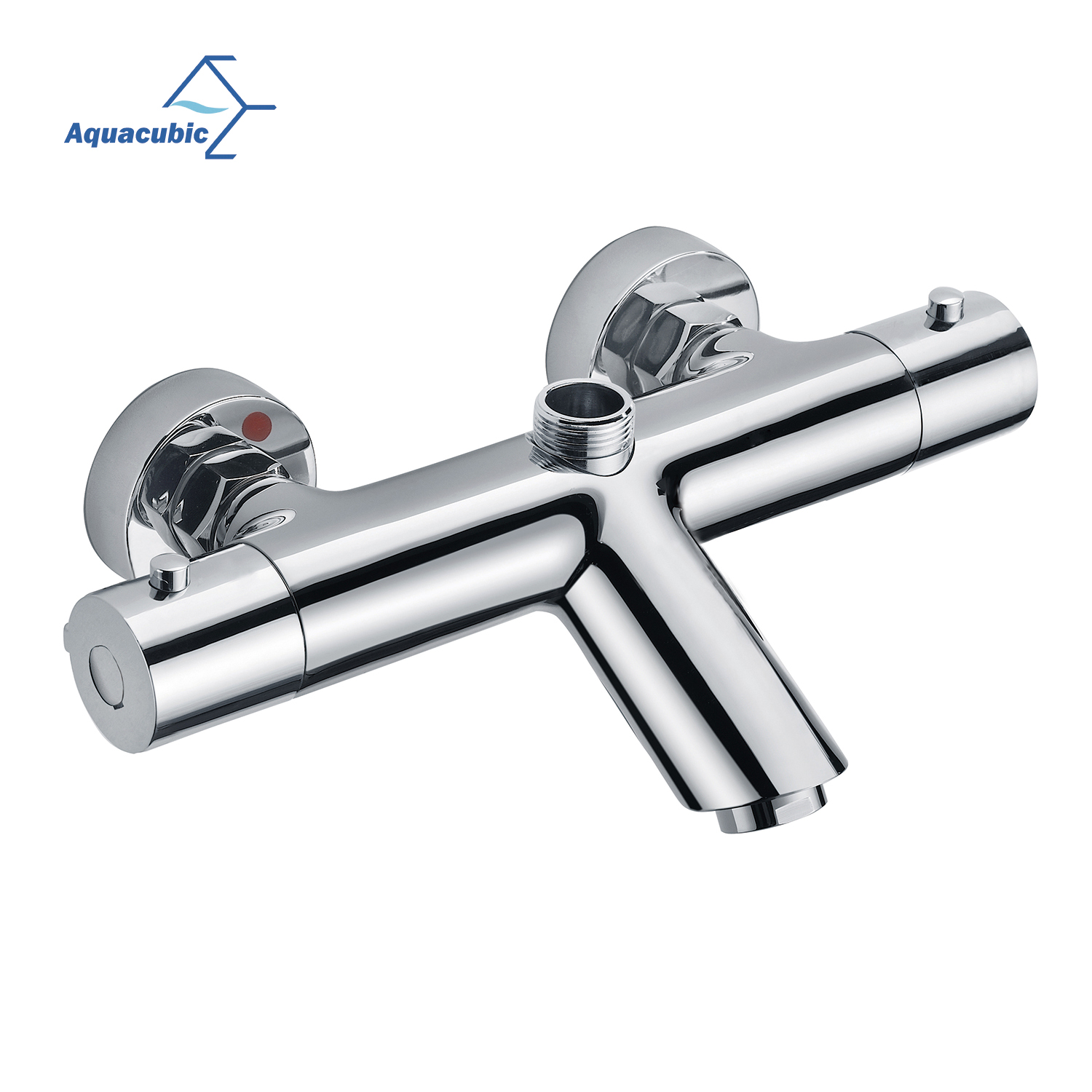 Válvula termostática para grifo de agua de baño y ducha Aquacubic WRAS cUPC, montaje en pared, con rosca NPT, estándar de EE. UU.