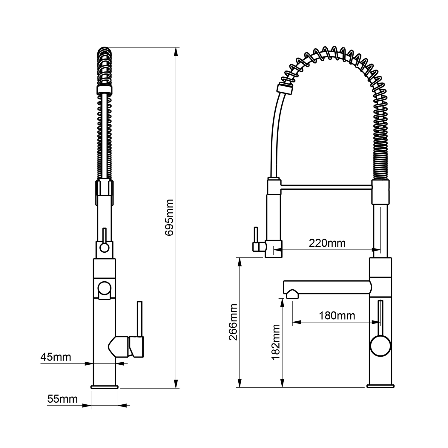 弹簧纯净水尺寸