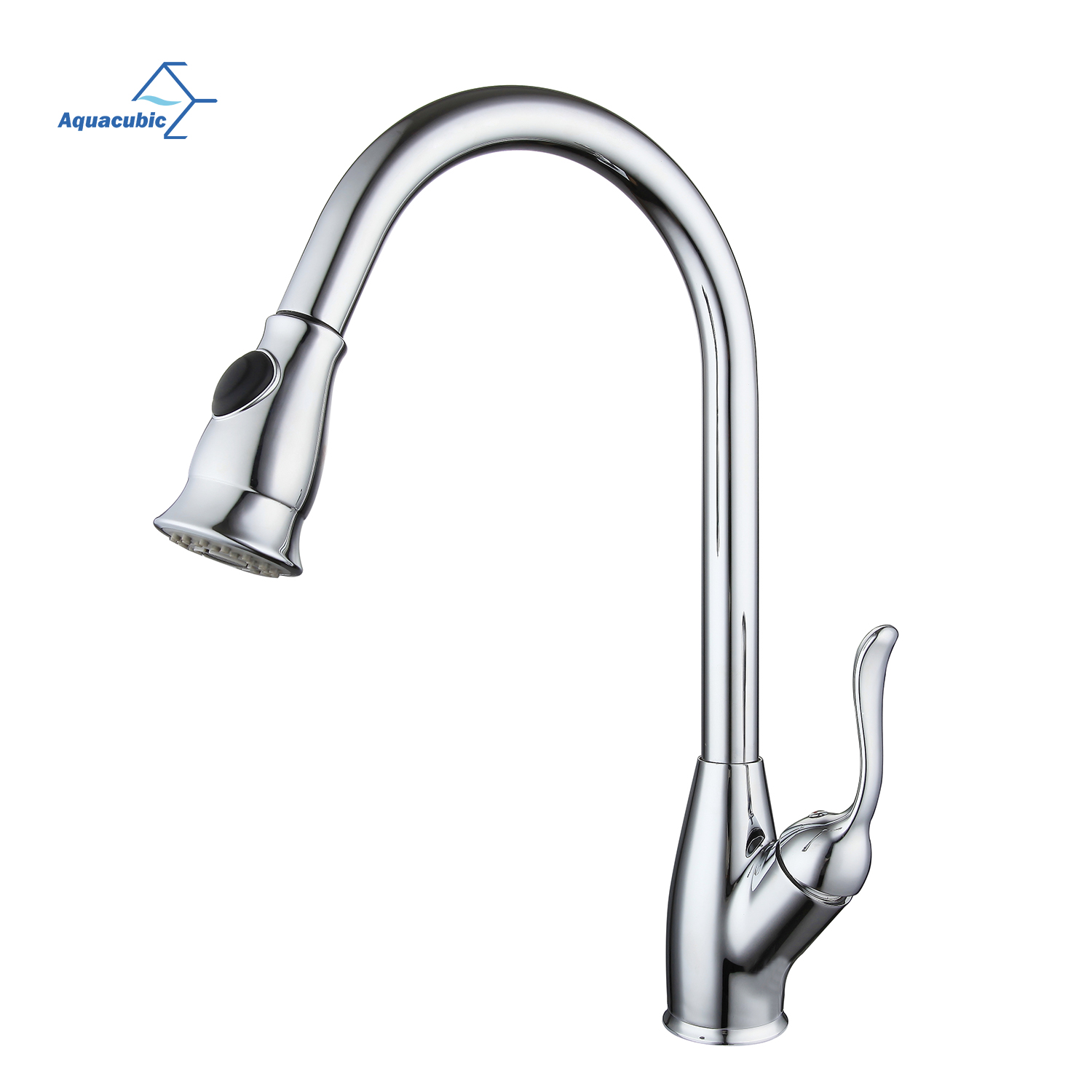 Aquacubic, venta al por mayor, cUPC, lavabo giratorio de larga duración, grifo de cocina extraíble