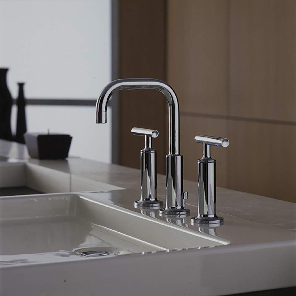 Grifo de latón para mueble de baño con dos manijas, venta al por mayor, cUPC de 8 pulgadas, grifo de baño generalizado