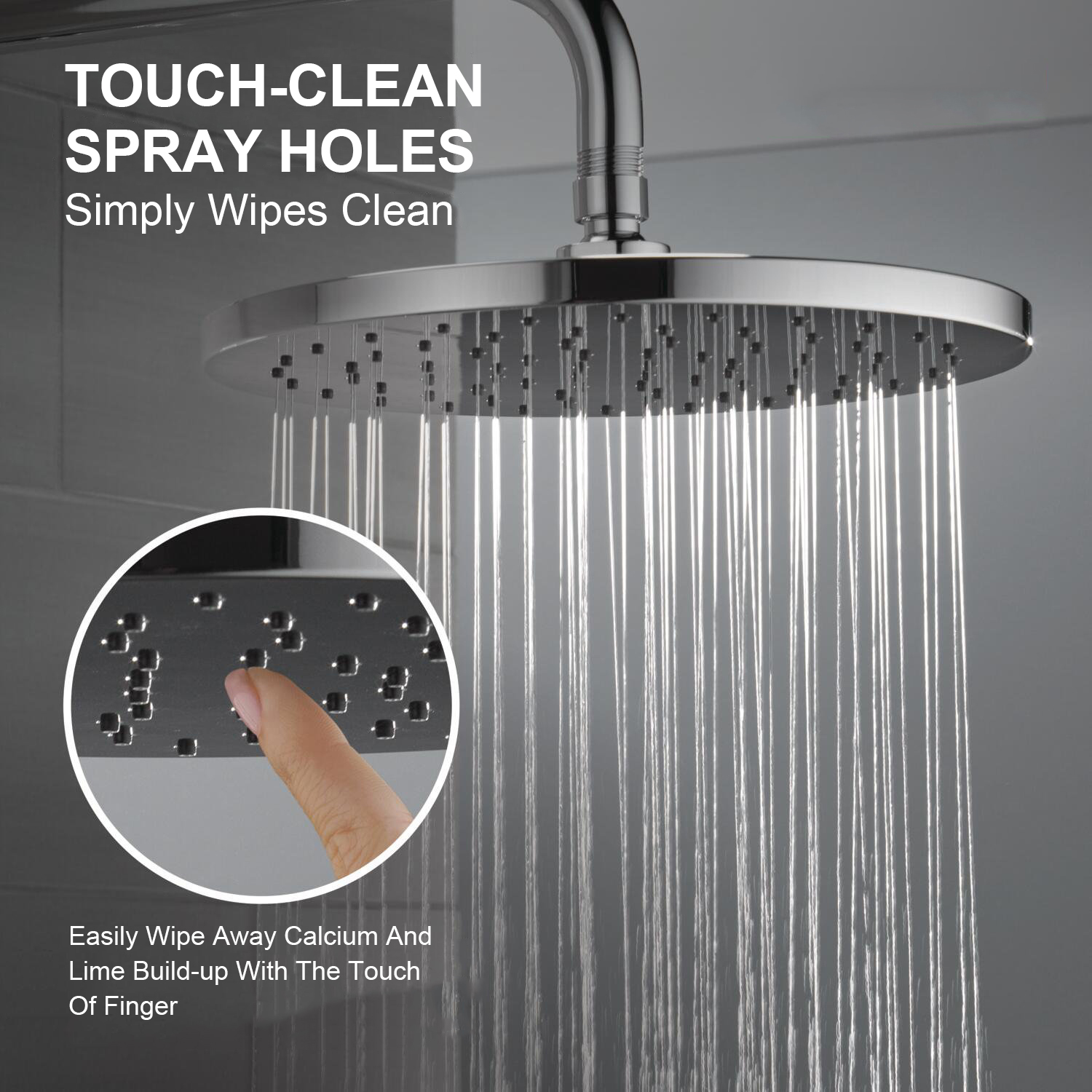 Mezclador de baño de latón de pared de estilo clásico, grifo mezclador de ducha, grifo de ducha de lluvia saludable CUPC