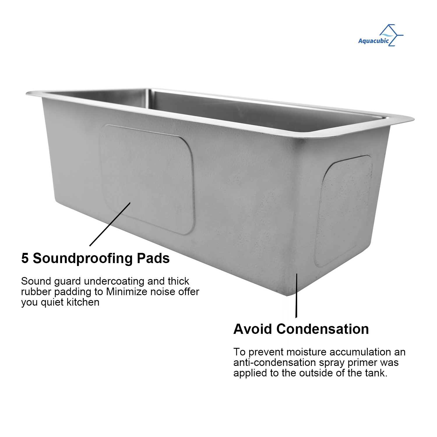 Lavabo al por mayor del fregadero de la caravana de la cocina de Undermount RV del fregadero de la autocaravana del acero inoxidable de la cocina