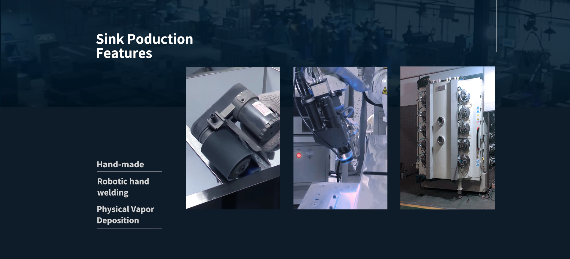 advantage of sink production