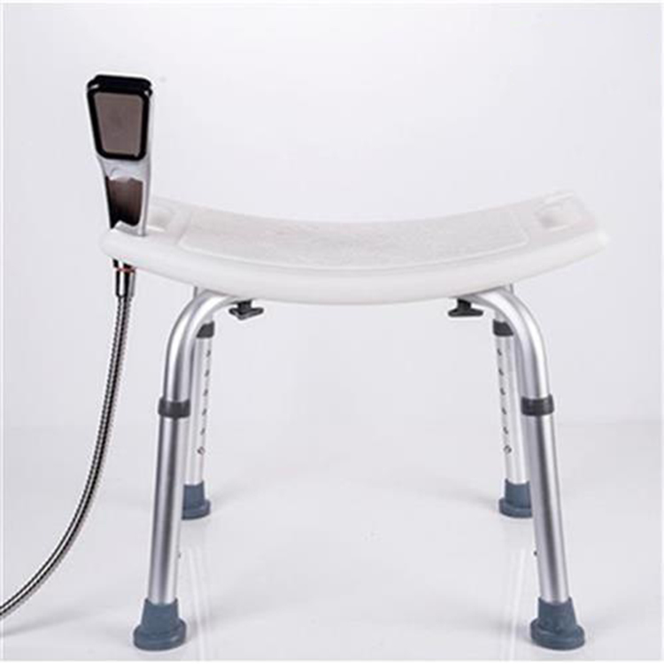 Taburete de banco de silla de asiento de ducha de bañera de bañera médica ajustable en altura