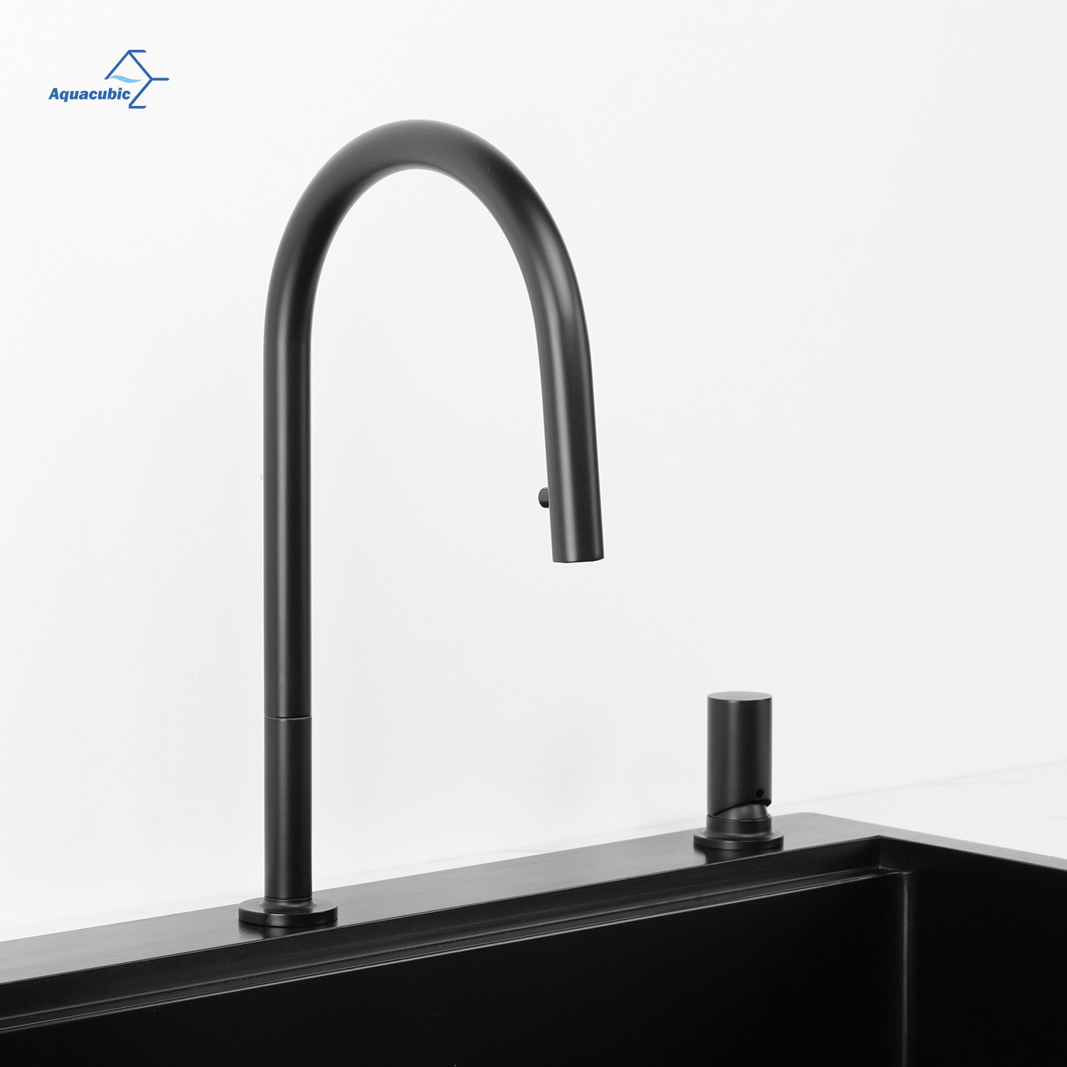 Fabricante chino 304 Ss, grifo dividido de cocina de buena calidad, grifo de cocina con pulverizador extraíble de doble orificio y manija única