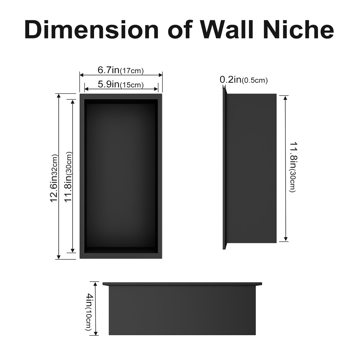 Accesorios de baño, estantes de ducha montados en la pared del Hotel, nicho de pared, gabinete de almacenamiento de champú y jabón de acero inoxidable, nicho de exhibición